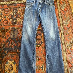 Levi’s 517  Flare Leg zip Fly Blue Men's Jeans Red Tab 33 X 34